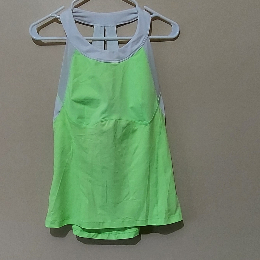 Lululemon Fluorescent Green Tank Top